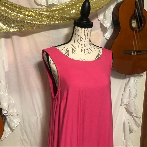 Pink midi maxi dress with Pockets by Maeve MP - Picture 6 of 10